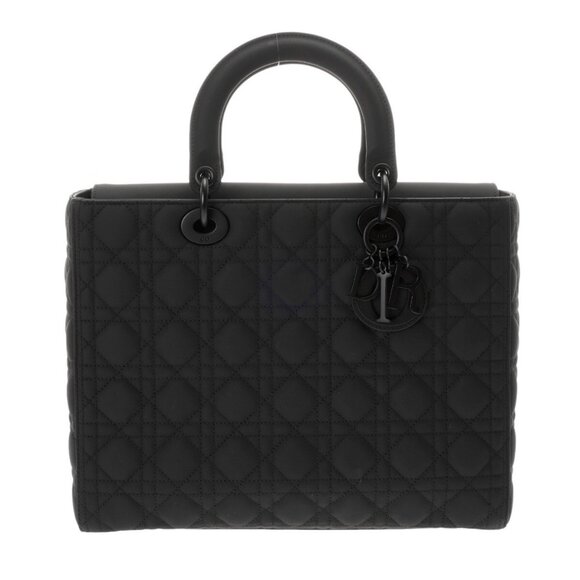 CHRISTIAN DIOR Lady Dior Large Black/Noir M0566SLOI_M989 800000136519000 - Picture 1 of 10